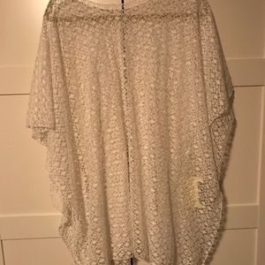 Ivory/white beach cover up.